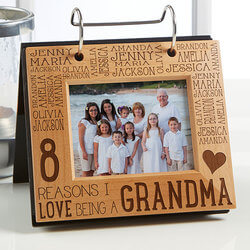 Personalized Photo Flip Picture Album - Reasons Why - For Her