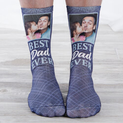 Personalized Dad Photo Socks