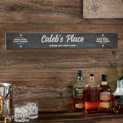 Man Cave Personalized Sign